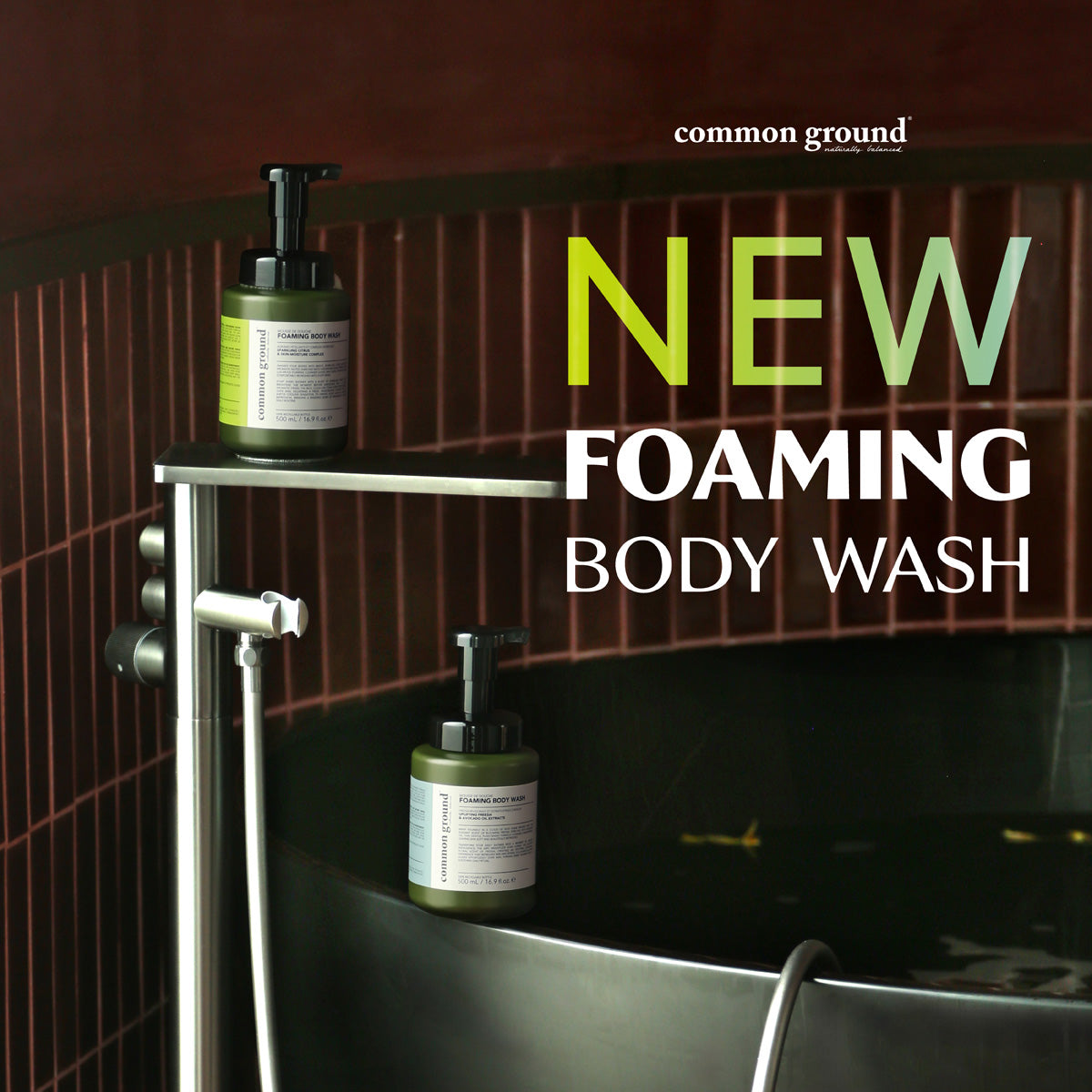NEW! FOAMING BODY WASH