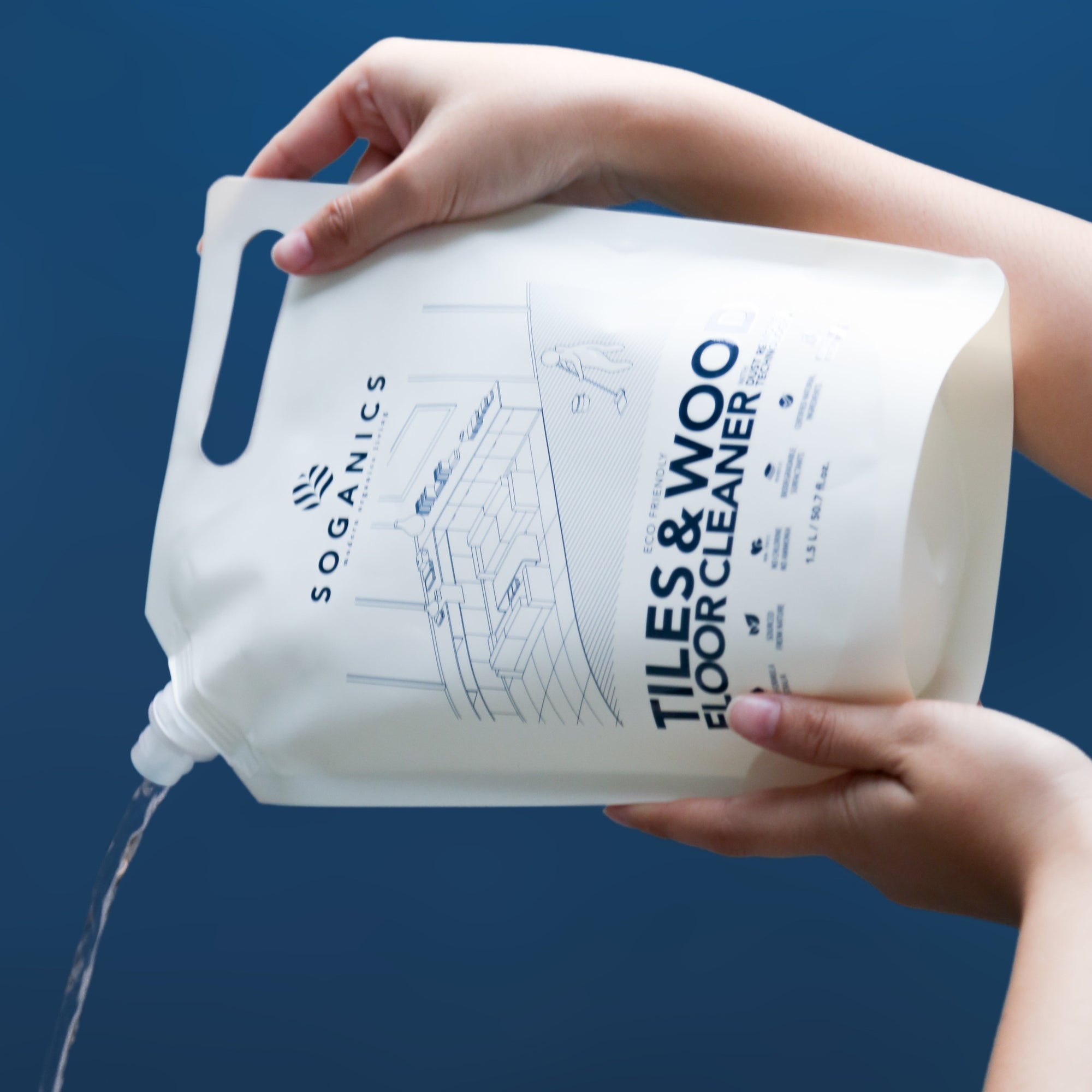 Tiles &amp; Wood Floor Cleaner Refill